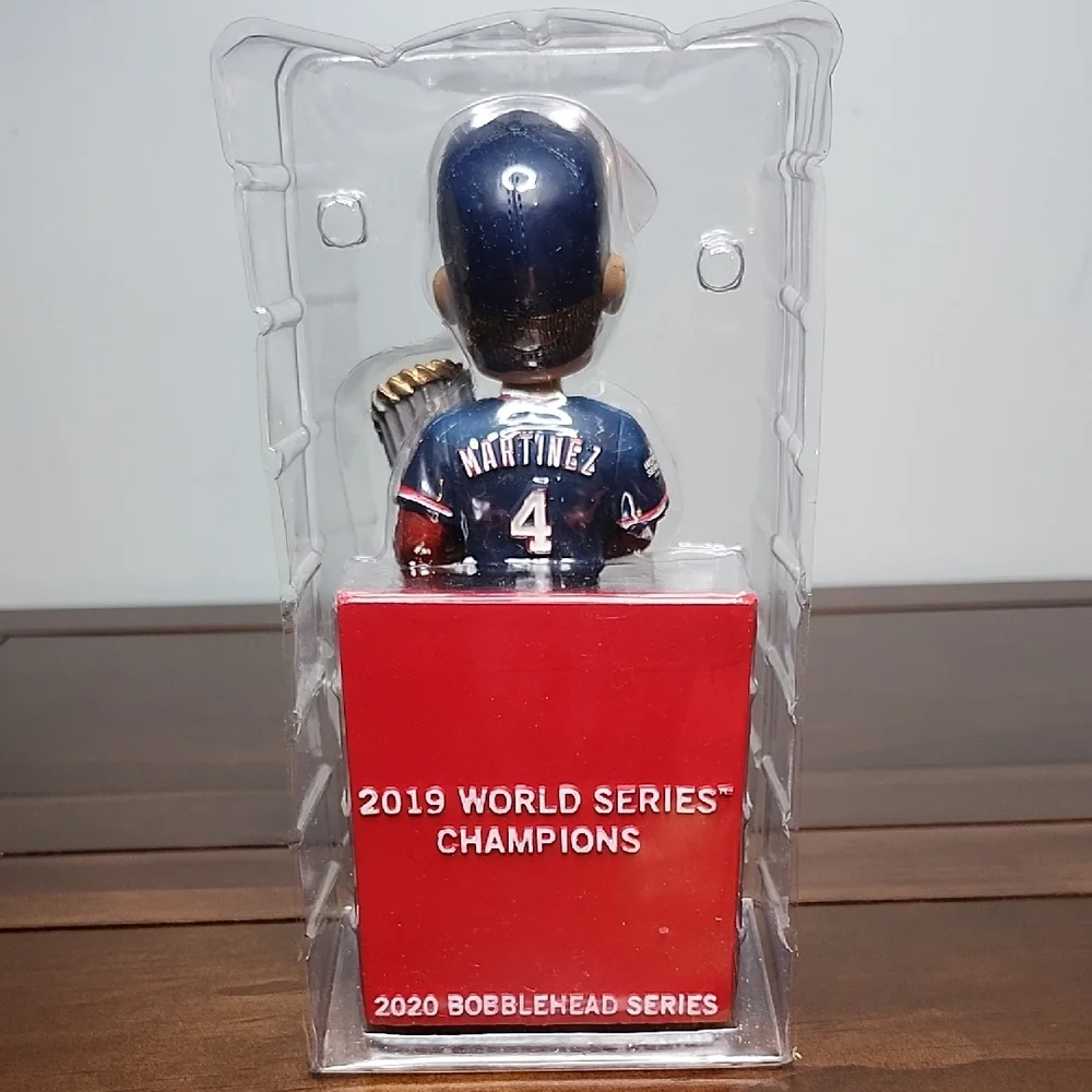 Davey Martinez Baseball‎ Bobblehead with Trophy